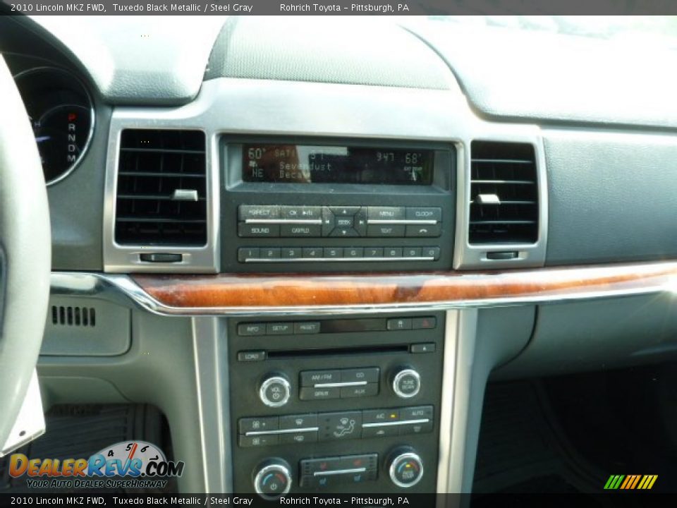 2010 Lincoln MKZ FWD Tuxedo Black Metallic / Steel Gray Photo #19