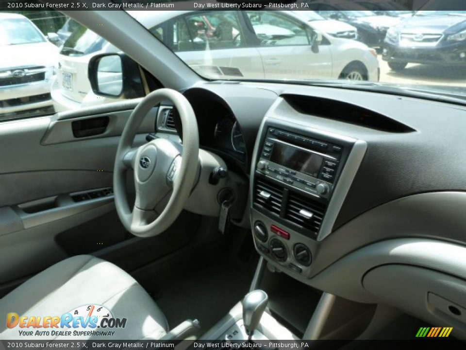2010 Subaru Forester 2.5 X Dark Gray Metallic / Platinum Photo #5