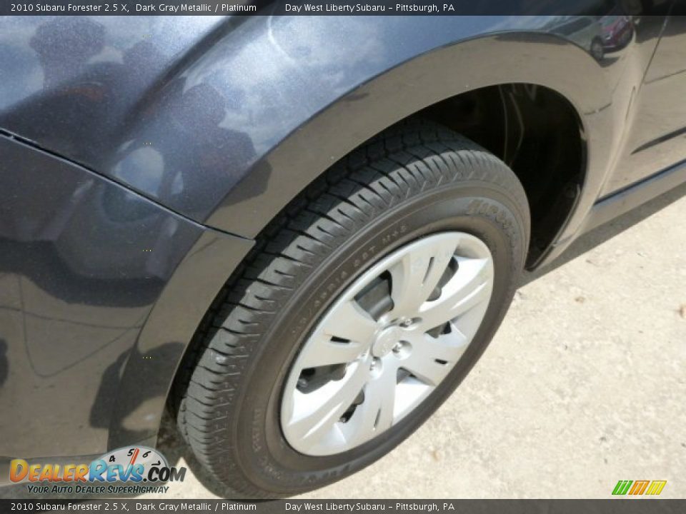 2010 Subaru Forester 2.5 X Dark Gray Metallic / Platinum Photo #10