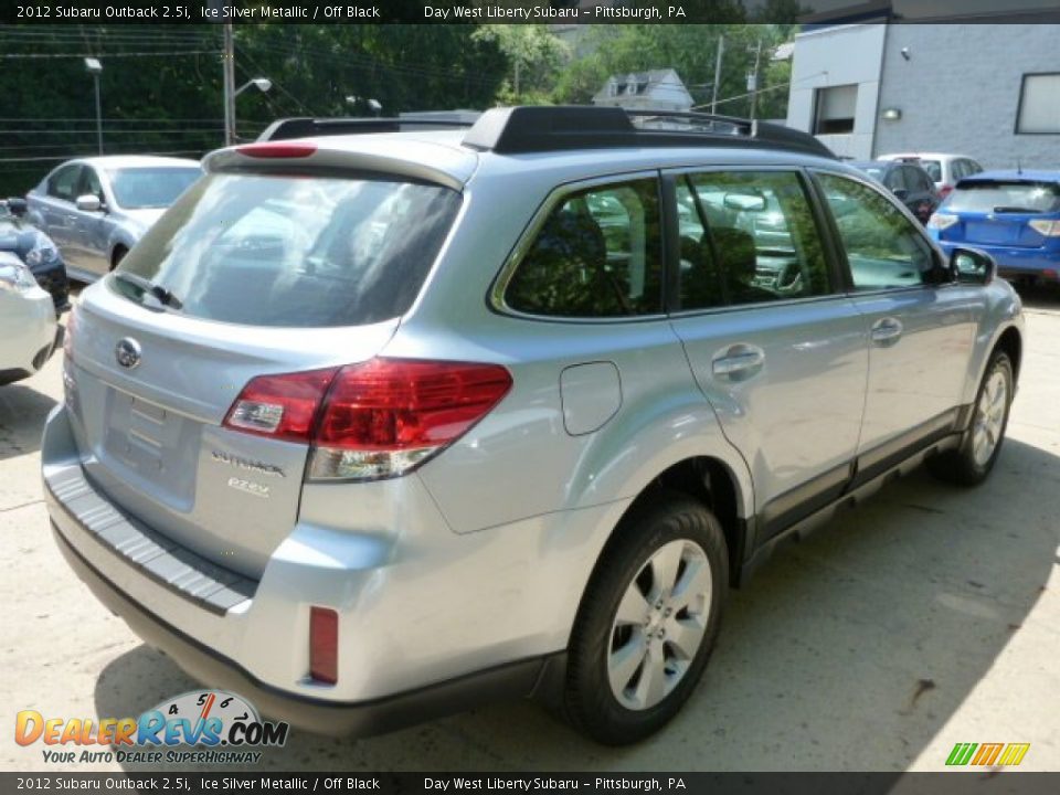 2012 Subaru Outback 2.5i Ice Silver Metallic / Off Black Photo #4