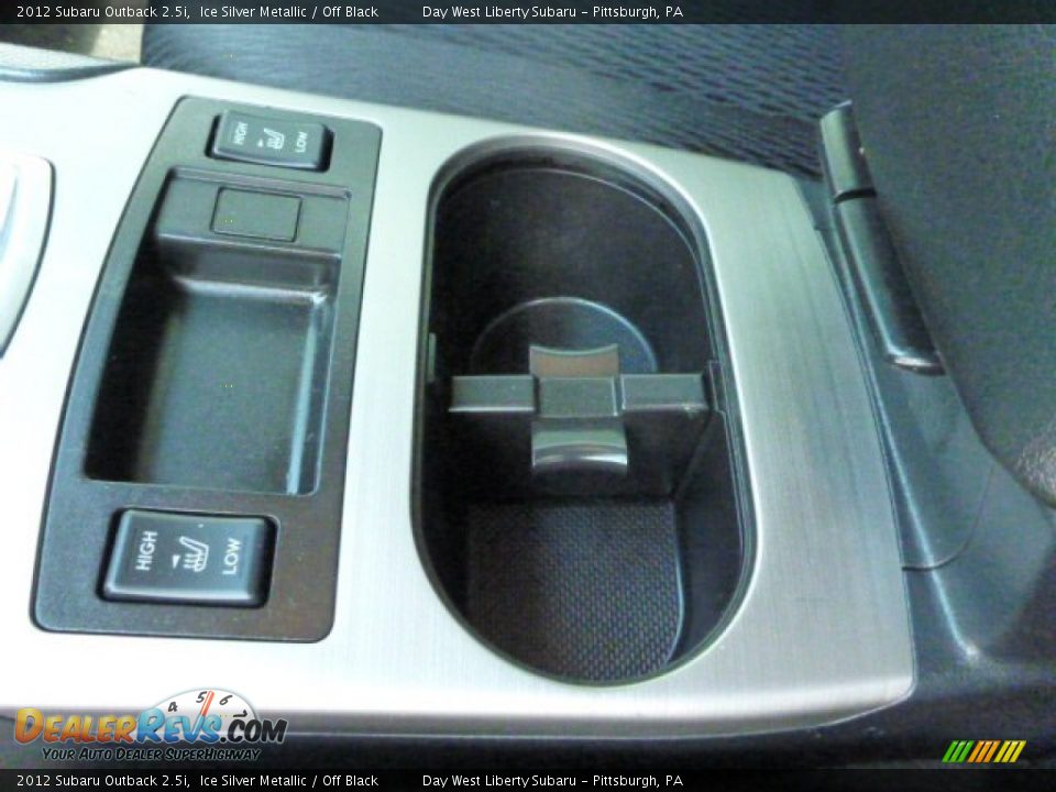 2012 Subaru Outback 2.5i Ice Silver Metallic / Off Black Photo #15