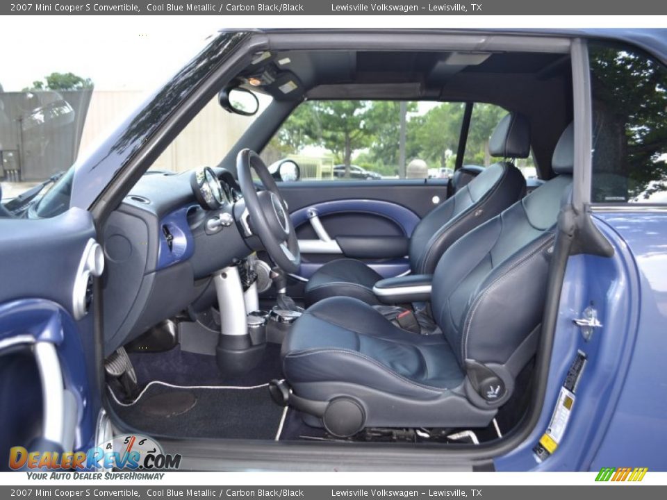 Carbon Black/Black Interior - 2007 Mini Cooper S Convertible Photo #9