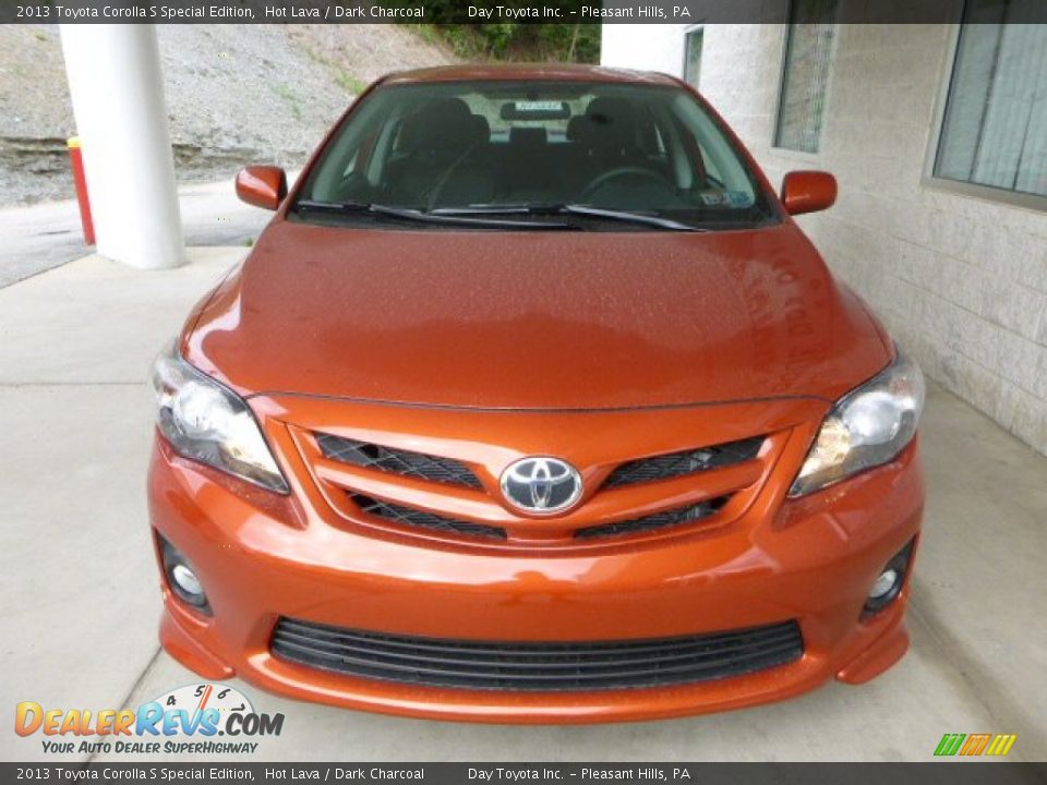 2013 Toyota Corolla S Special Edition Hot Lava / Dark Charcoal Photo #6