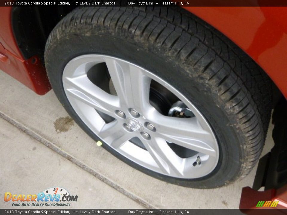 2013 Toyota Corolla S Special Edition Hot Lava / Dark Charcoal Photo #8