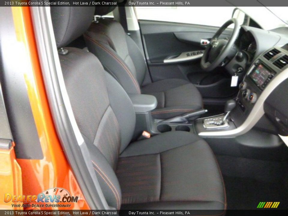 2013 Toyota Corolla S Special Edition Hot Lava / Dark Charcoal Photo #9