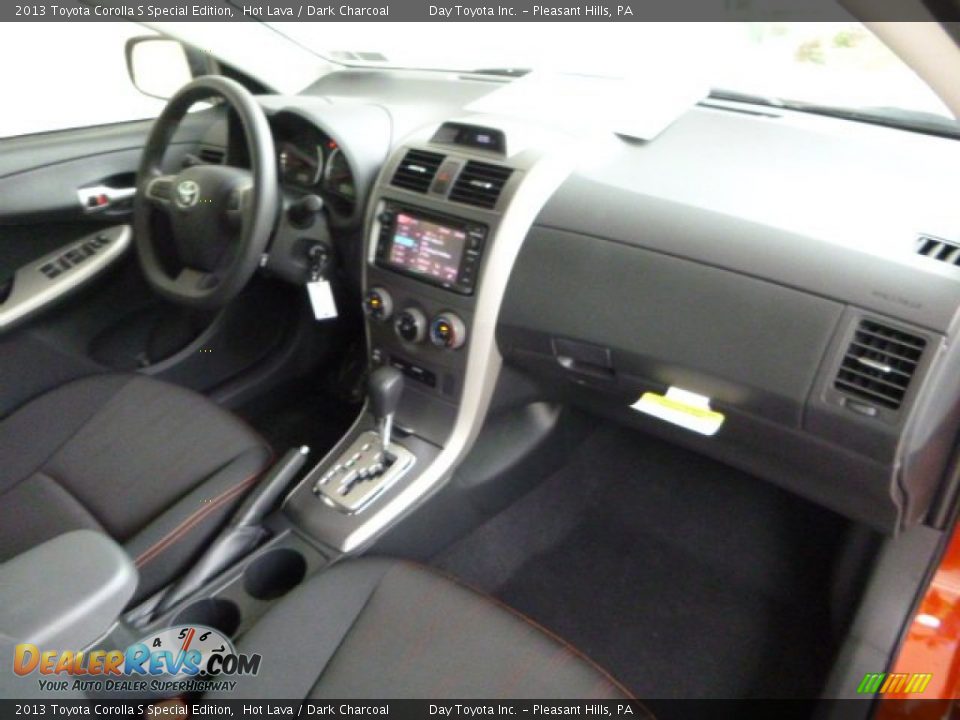 2013 Toyota Corolla S Special Edition Hot Lava / Dark Charcoal Photo #10