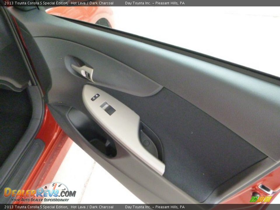 2013 Toyota Corolla S Special Edition Hot Lava / Dark Charcoal Photo #11