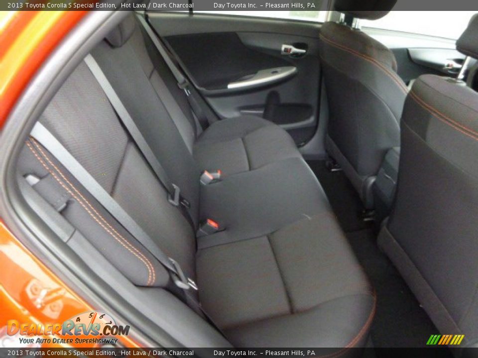 2013 Toyota Corolla S Special Edition Hot Lava / Dark Charcoal Photo #12