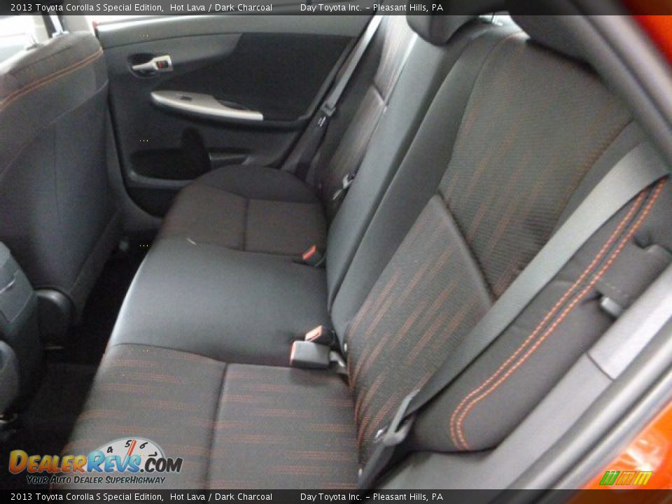 2013 Toyota Corolla S Special Edition Hot Lava / Dark Charcoal Photo #14