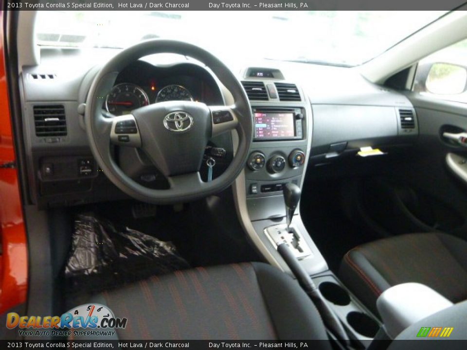 2013 Toyota Corolla S Special Edition Hot Lava / Dark Charcoal Photo #15