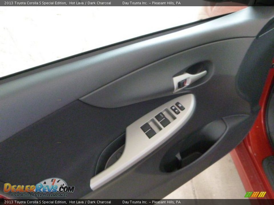 2013 Toyota Corolla S Special Edition Hot Lava / Dark Charcoal Photo #16