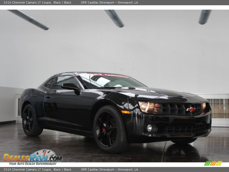 2010 Chevrolet Camaro LT Coupe Black / Black Photo #1