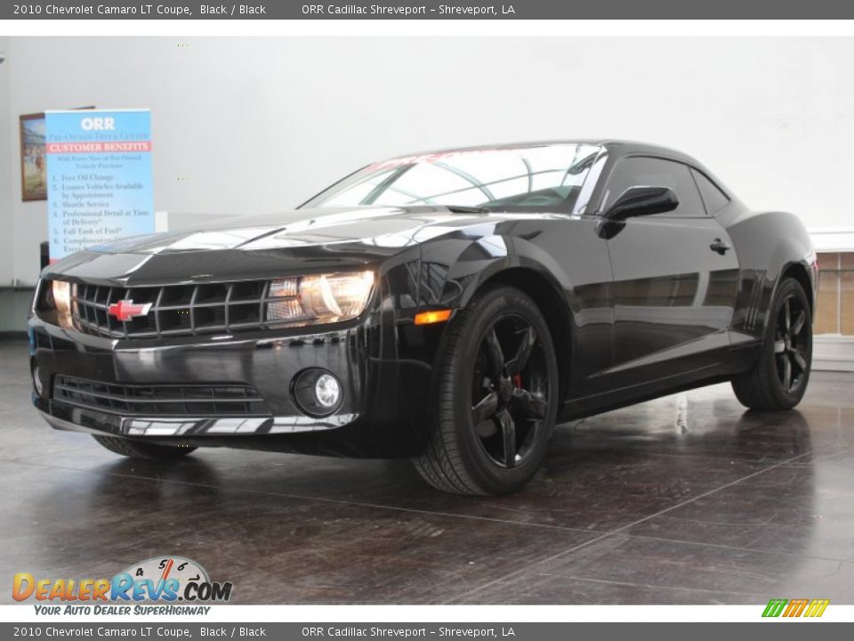 2010 Chevrolet Camaro LT Coupe Black / Black Photo #2