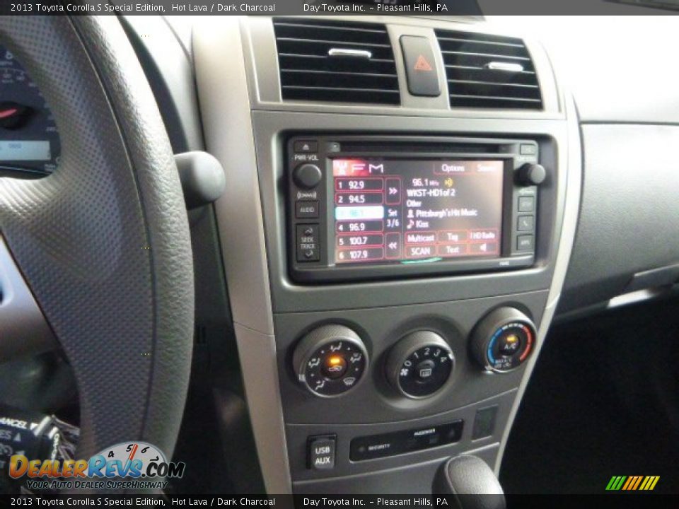 2013 Toyota Corolla S Special Edition Hot Lava / Dark Charcoal Photo #18