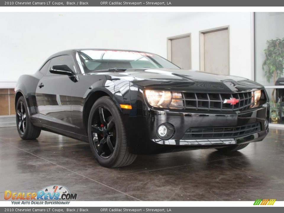 2010 Chevrolet Camaro LT Coupe Black / Black Photo #3