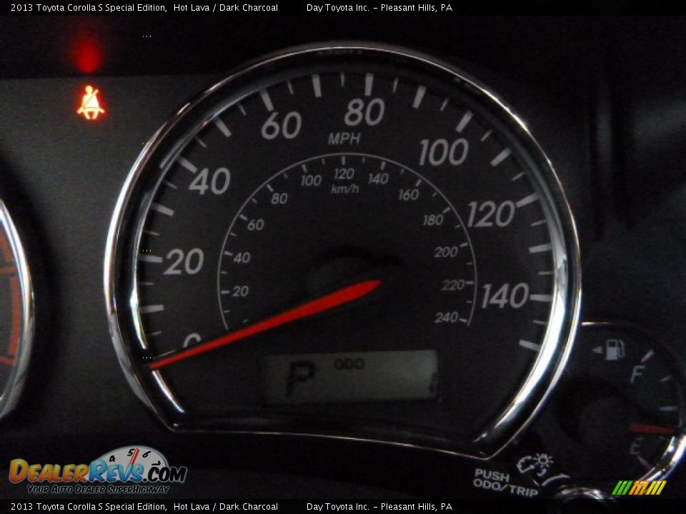 2013 Toyota Corolla S Special Edition Hot Lava / Dark Charcoal Photo #19