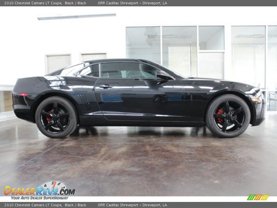2010 Chevrolet Camaro LT Coupe Black / Black Photo #7