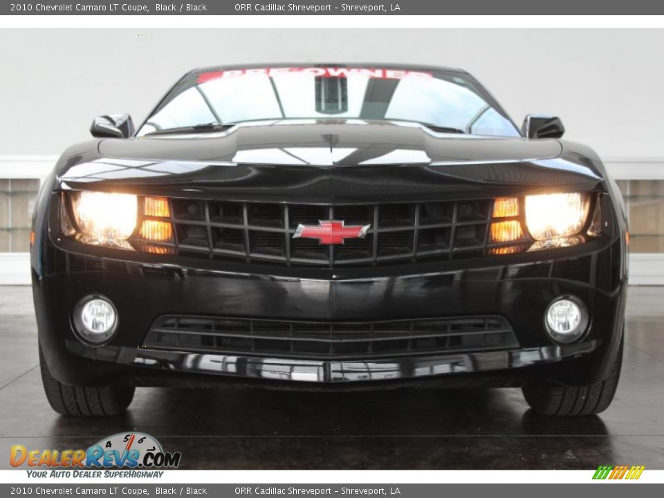 2010 Chevrolet Camaro LT Coupe Black / Black Photo #8