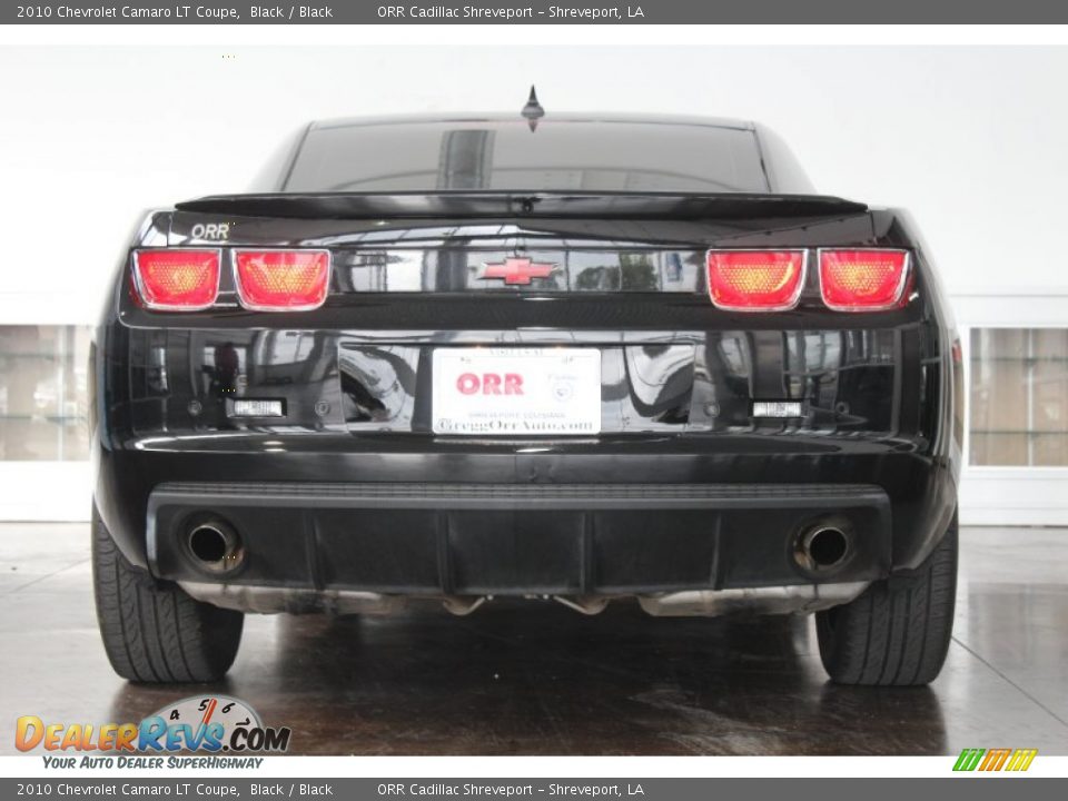 2010 Chevrolet Camaro LT Coupe Black / Black Photo #9