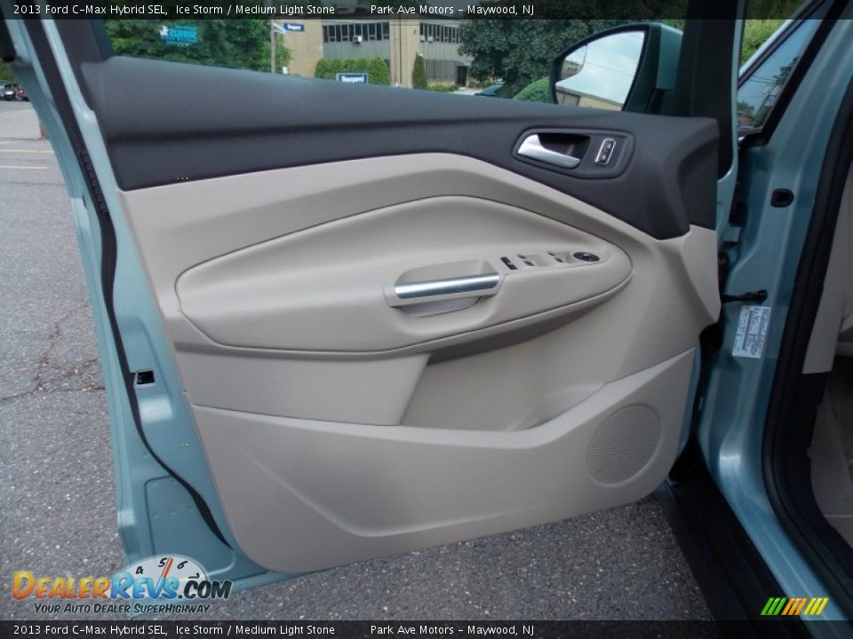 2013 Ford C-Max Hybrid SEL Ice Storm / Medium Light Stone Photo #6