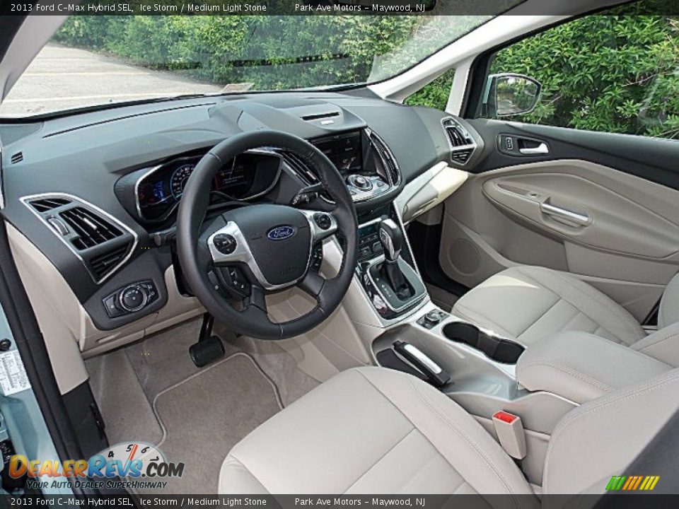 2013 Ford C-Max Hybrid SEL Ice Storm / Medium Light Stone Photo #9