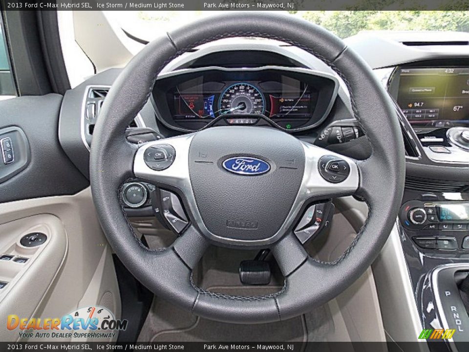 2013 Ford C-Max Hybrid SEL Ice Storm / Medium Light Stone Photo #11