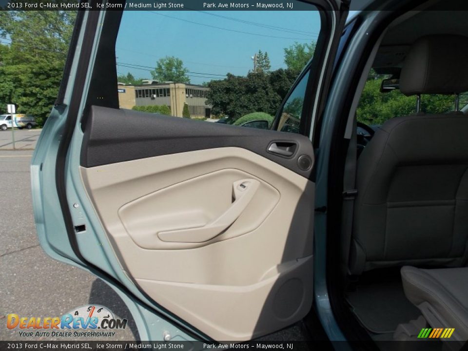 2013 Ford C-Max Hybrid SEL Ice Storm / Medium Light Stone Photo #12