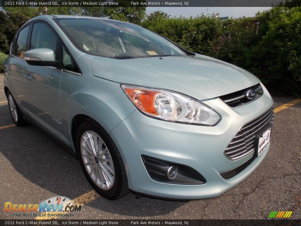 2013 Ford C-Max Hybrid SEL Ice Storm / Medium Light Stone Photo #17