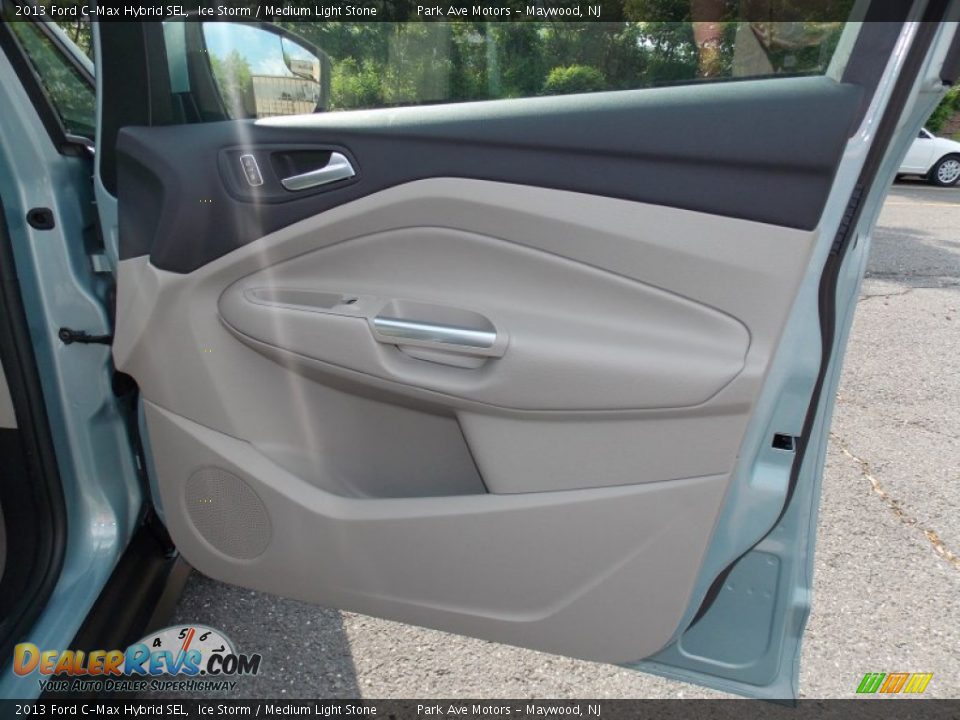 2013 Ford C-Max Hybrid SEL Ice Storm / Medium Light Stone Photo #19
