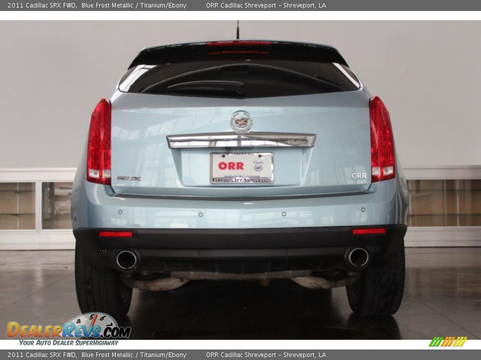 2011 Cadillac SRX FWD Blue Frost Metallic / Titanium/Ebony Photo #9