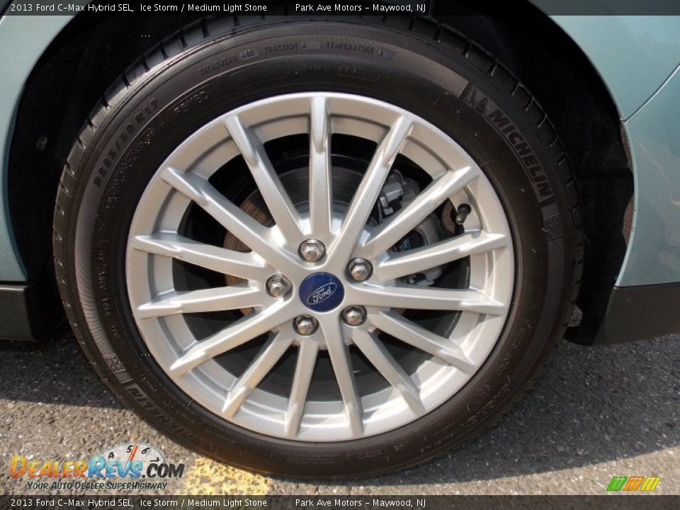 2013 Ford C-Max Hybrid SEL Ice Storm / Medium Light Stone Photo #35