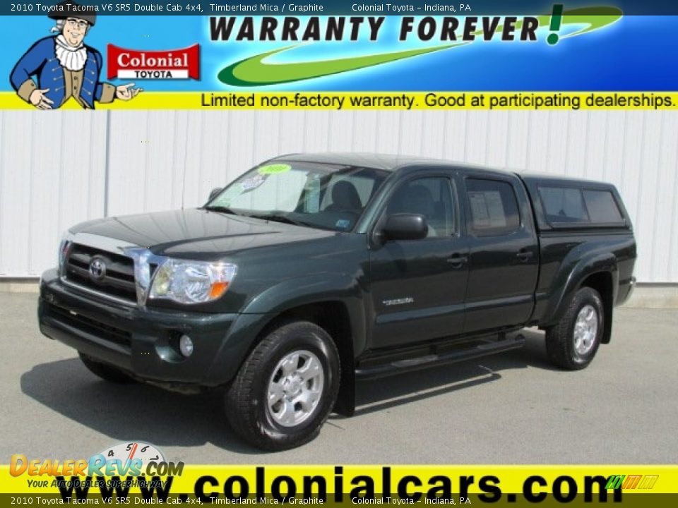 2010 Toyota Tacoma V6 SR5 Double Cab 4x4 Timberland Mica / Graphite Photo #1