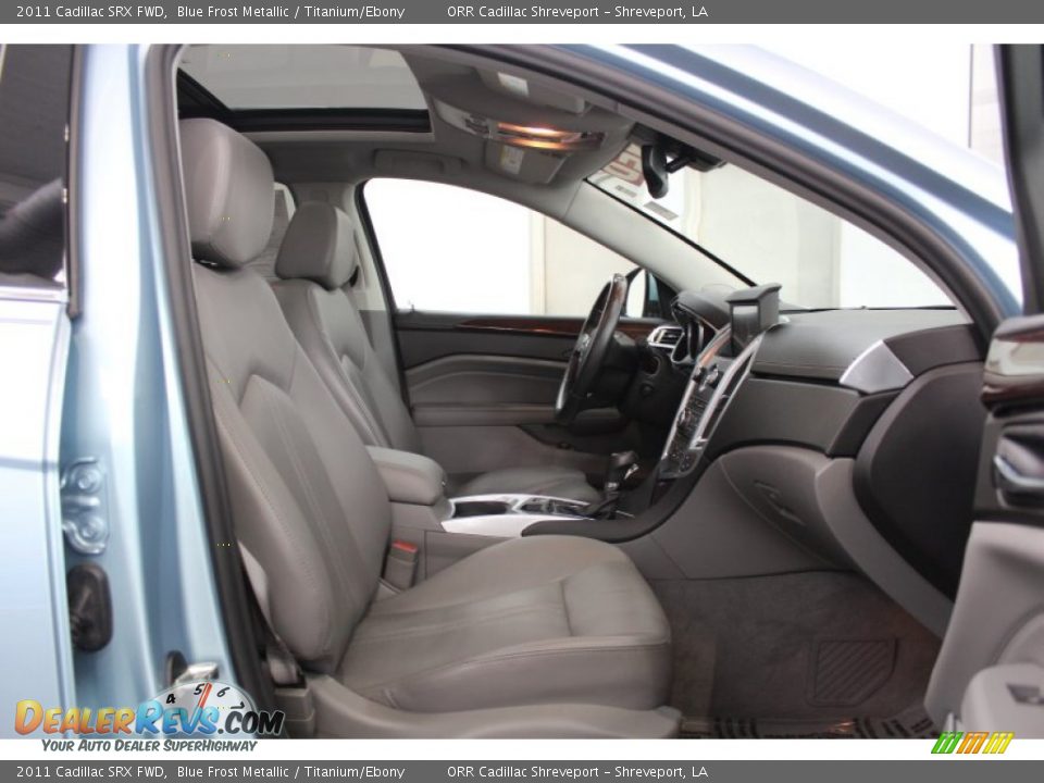 2011 Cadillac SRX FWD Blue Frost Metallic / Titanium/Ebony Photo #19