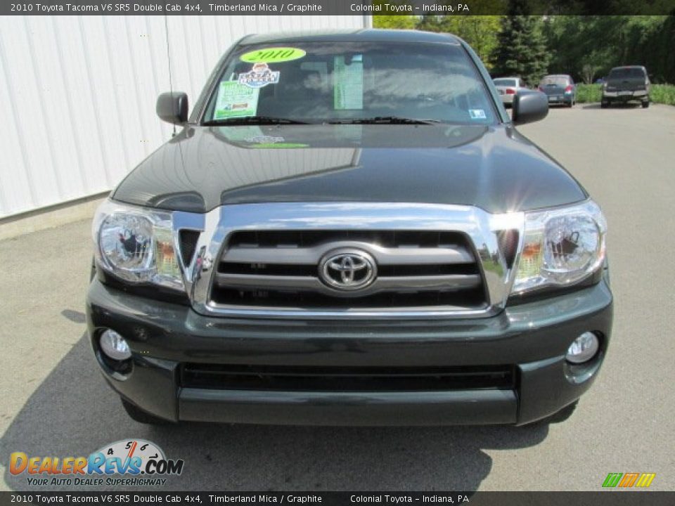 2010 Toyota Tacoma V6 SR5 Double Cab 4x4 Timberland Mica / Graphite Photo #4