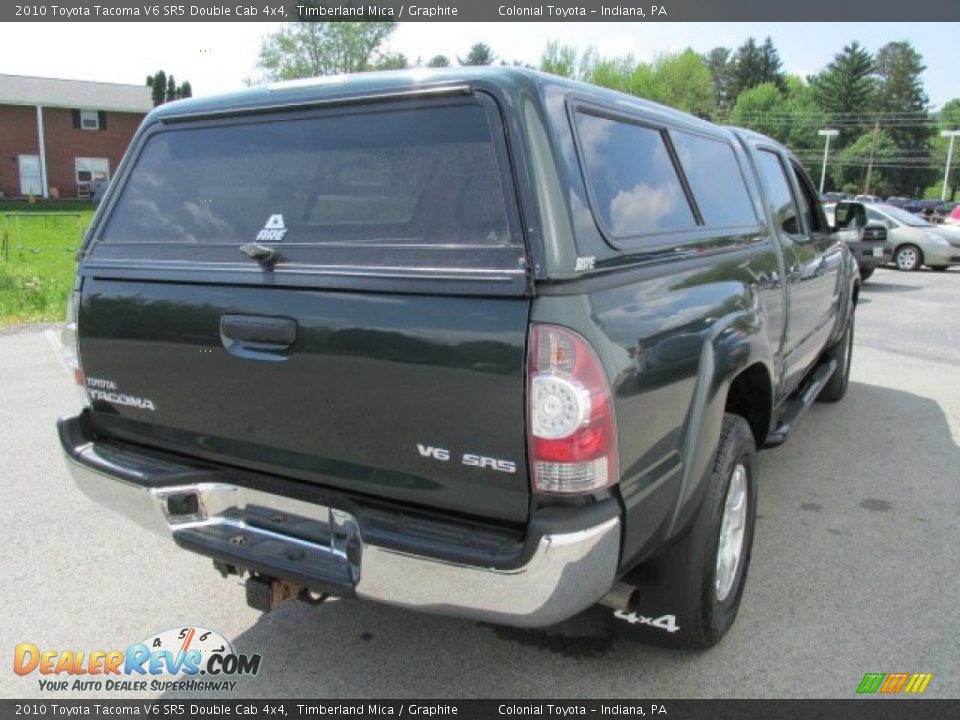 2010 Toyota Tacoma V6 SR5 Double Cab 4x4 Timberland Mica / Graphite Photo #6