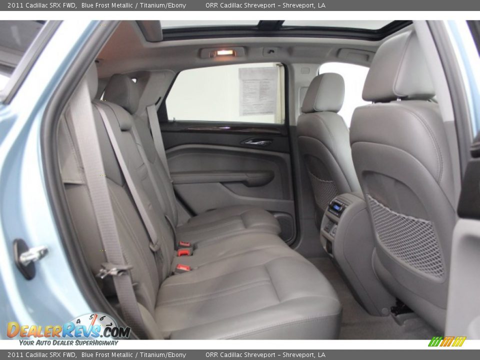 2011 Cadillac SRX FWD Blue Frost Metallic / Titanium/Ebony Photo #23