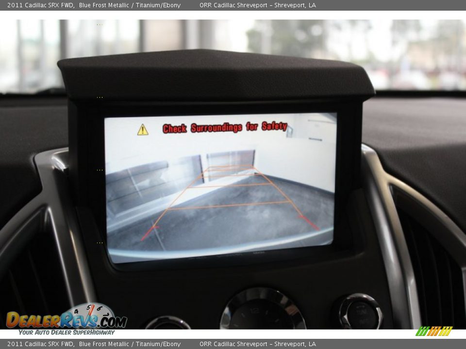 2011 Cadillac SRX FWD Blue Frost Metallic / Titanium/Ebony Photo #29