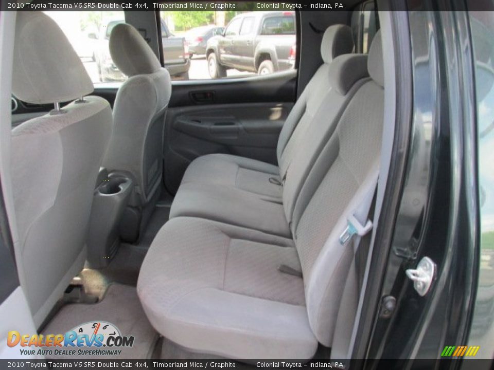 2010 Toyota Tacoma V6 SR5 Double Cab 4x4 Timberland Mica / Graphite Photo #12