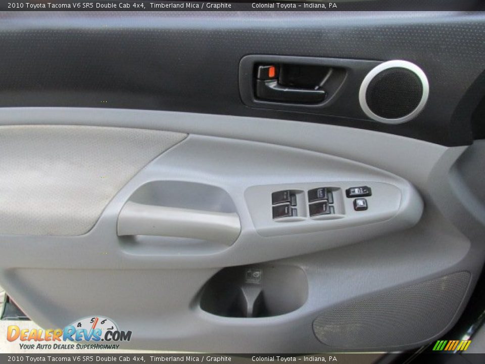 2010 Toyota Tacoma V6 SR5 Double Cab 4x4 Timberland Mica / Graphite Photo #14