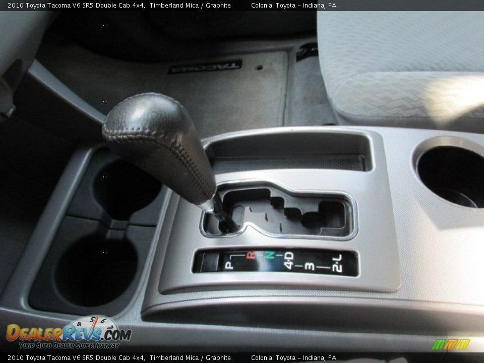 2010 Toyota Tacoma V6 SR5 Double Cab 4x4 Timberland Mica / Graphite Photo #15