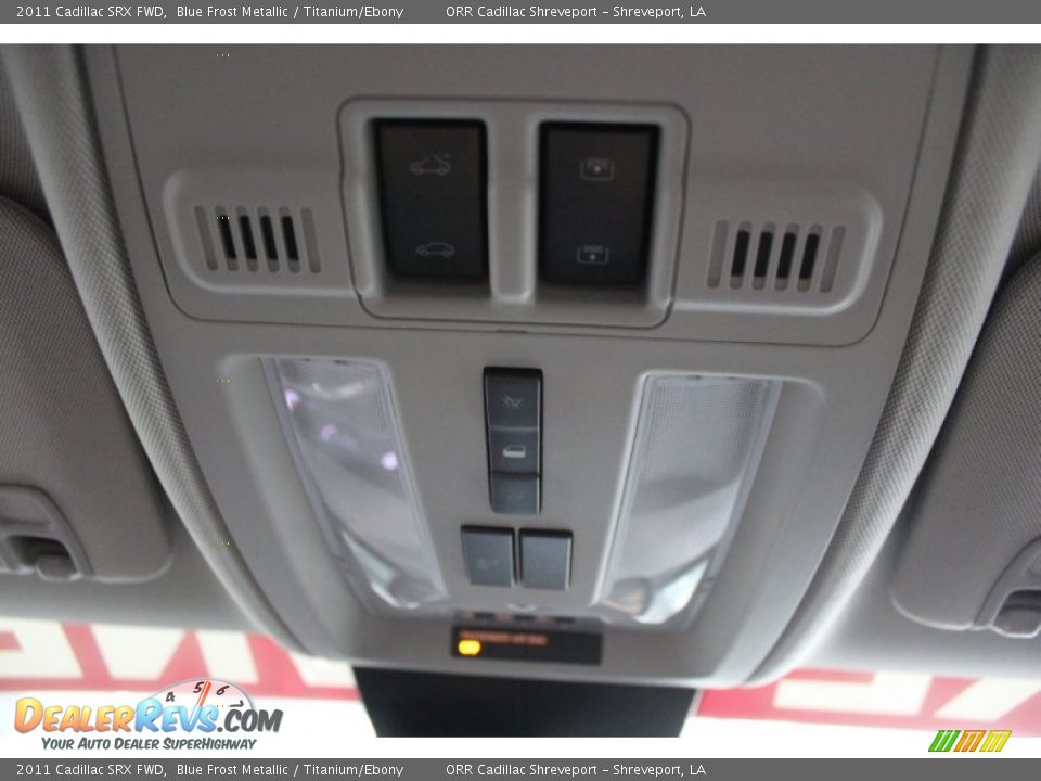 2011 Cadillac SRX FWD Blue Frost Metallic / Titanium/Ebony Photo #33