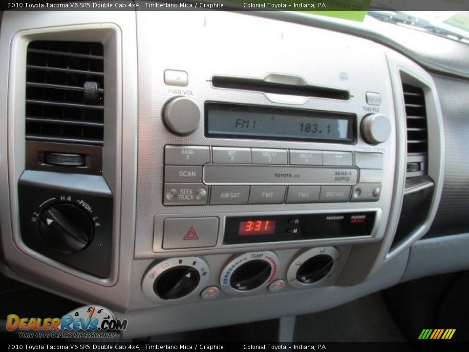 2010 Toyota Tacoma V6 SR5 Double Cab 4x4 Timberland Mica / Graphite Photo #16