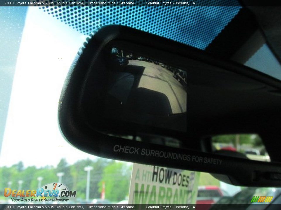 2010 Toyota Tacoma V6 SR5 Double Cab 4x4 Timberland Mica / Graphite Photo #17