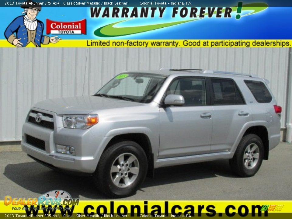 2013 Toyota 4Runner SR5 4x4 Classic Silver Metallic / Black Leather Photo #1