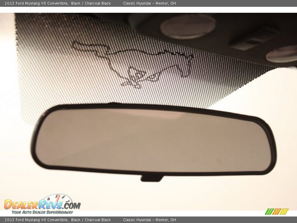 2013 Ford Mustang V6 Convertible Black / Charcoal Black Photo #9
