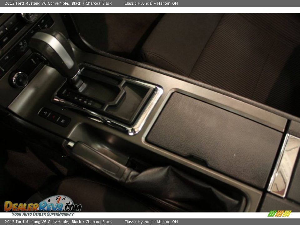 2013 Ford Mustang V6 Convertible Black / Charcoal Black Photo #11