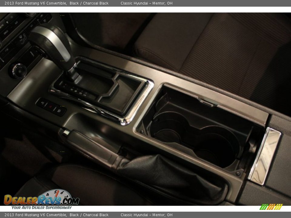 2013 Ford Mustang V6 Convertible Black / Charcoal Black Photo #12