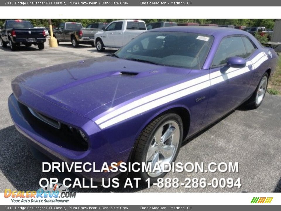 2013 Dodge Challenger R/T Classic Plum Crazy Pearl / Dark Slate Gray Photo #1