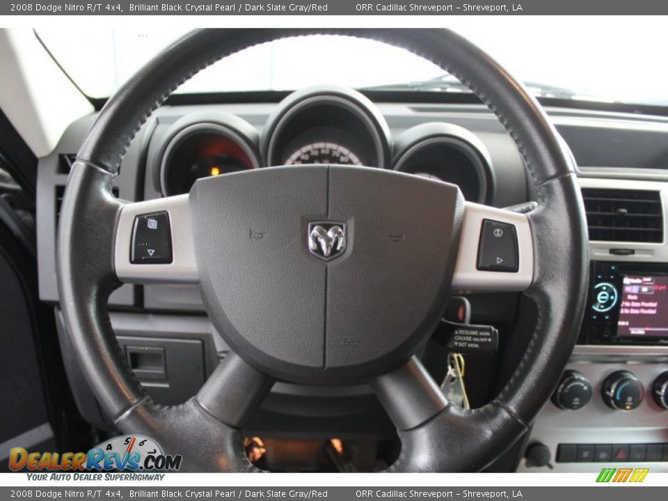 2008 Dodge Nitro R/T 4x4 Steering Wheel Photo #15