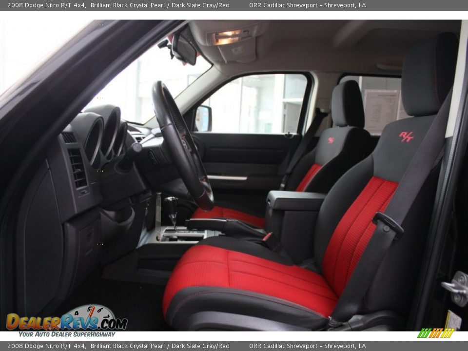 Dark Slate Gray/Red Interior - 2008 Dodge Nitro R/T 4x4 Photo #17